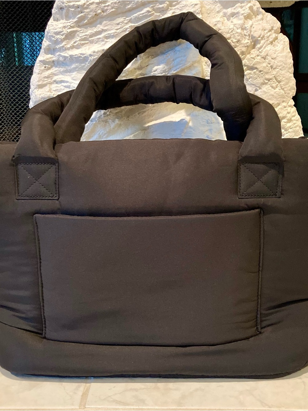 NWOT Wilo the Label Black Weekender Bag - Picture 6 of 12